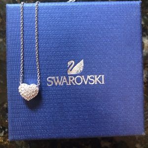 Swarovski Reversible Heart Necklace